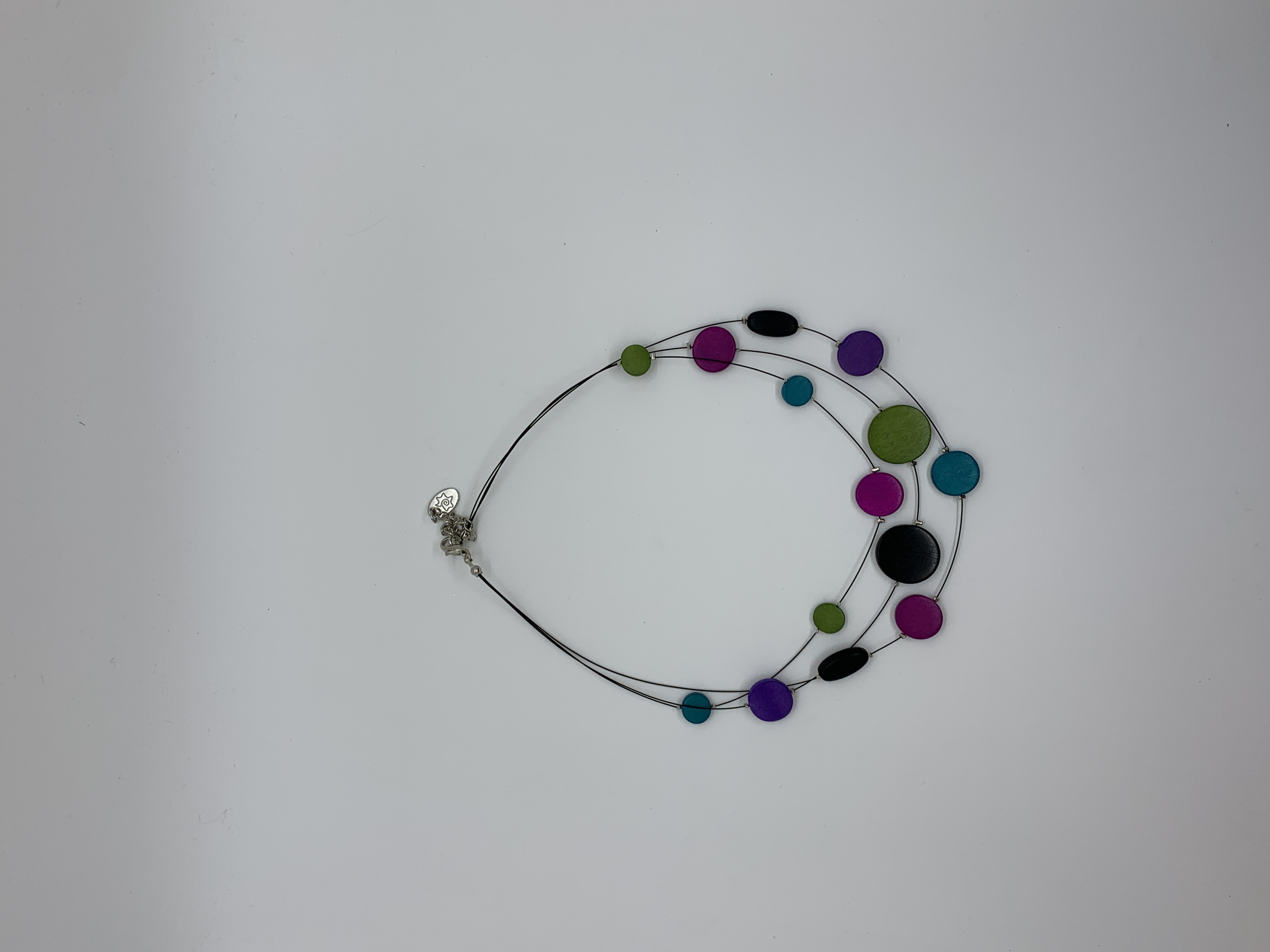 Collier De Pastilles En Bois